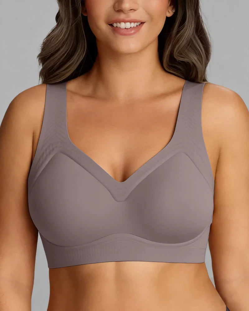 Wire-Free Antibacterial Jelly Bra for Enhanced Lift and Comfort