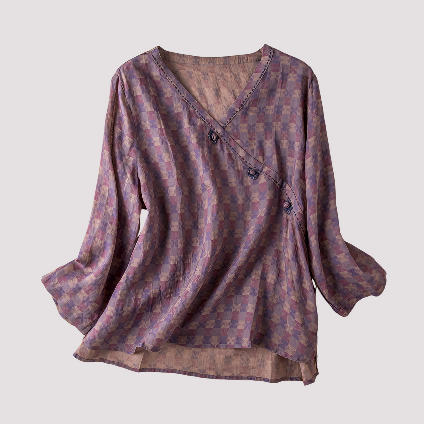Elegant Floral Print Women's Blouse - Spring Summer Fashion