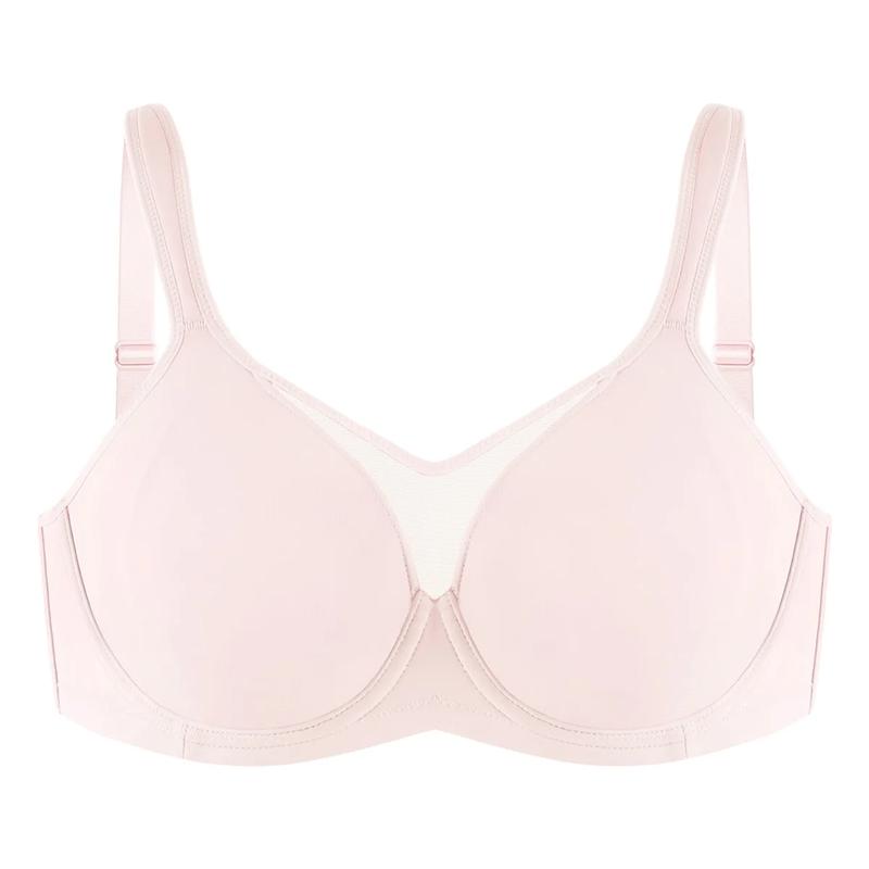 Comfortable Plus Size Full Coverage Cooling Minimizer Bra for Enhanced Support