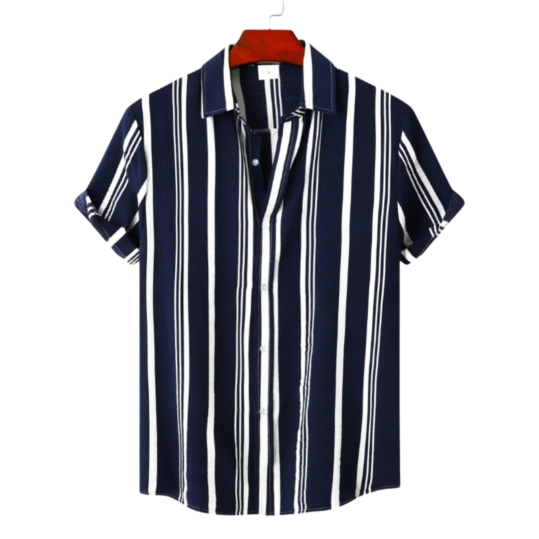 Men's Casual Striped Shirt - Stylish and Comfortable Everyday Wear