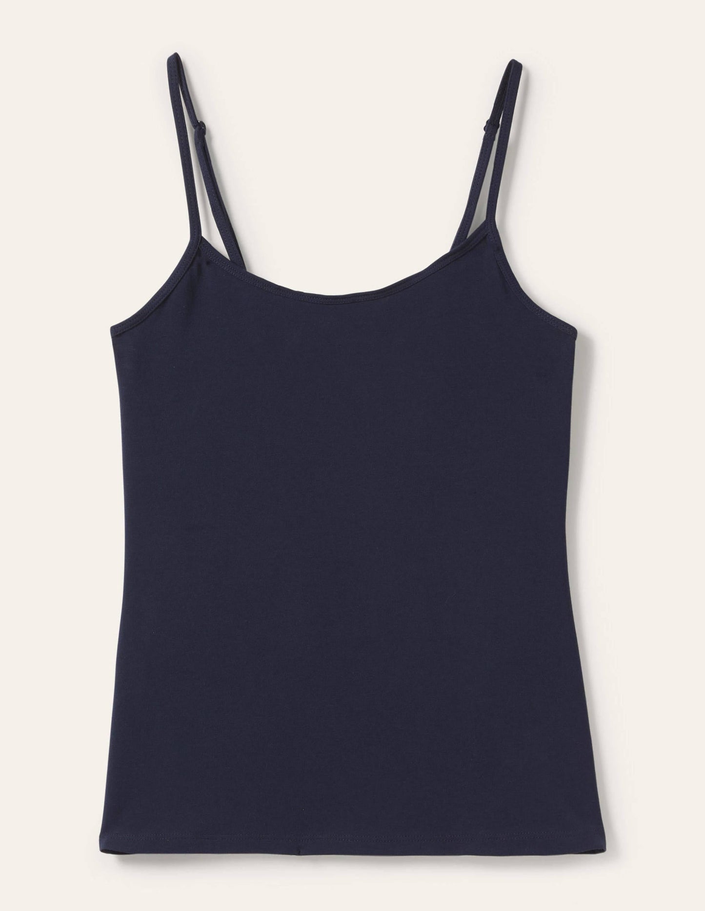 Navy Blue Plain Cami Top for Women - Versatile Sleeveless Tank