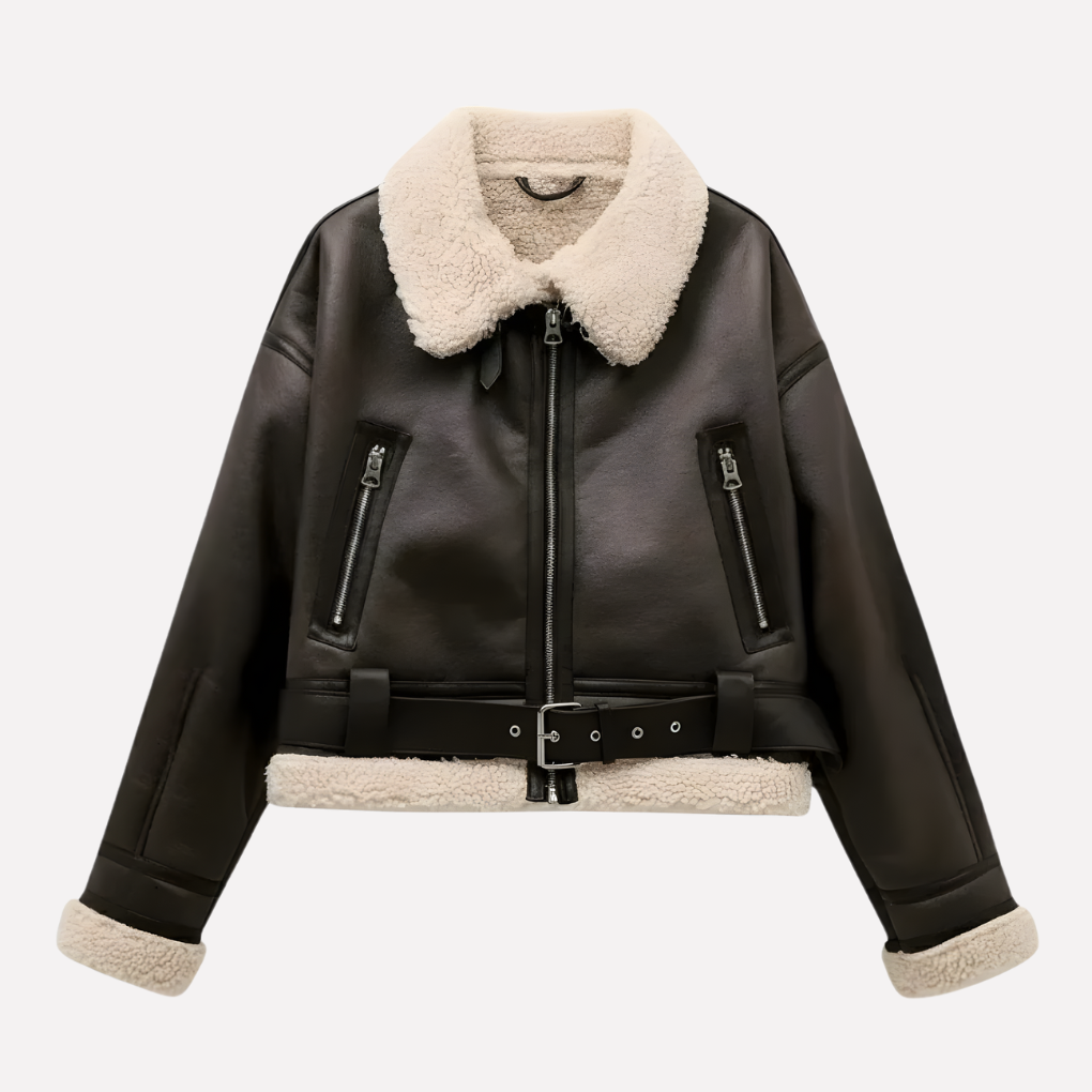 Stylish Women's Belted Hem Jacket for Fashionable Layering