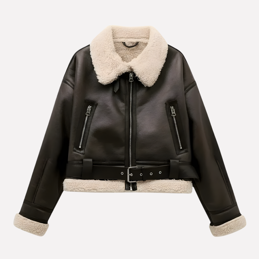 Stylish Women's Belted Hem Jacket for Fashionable Layering