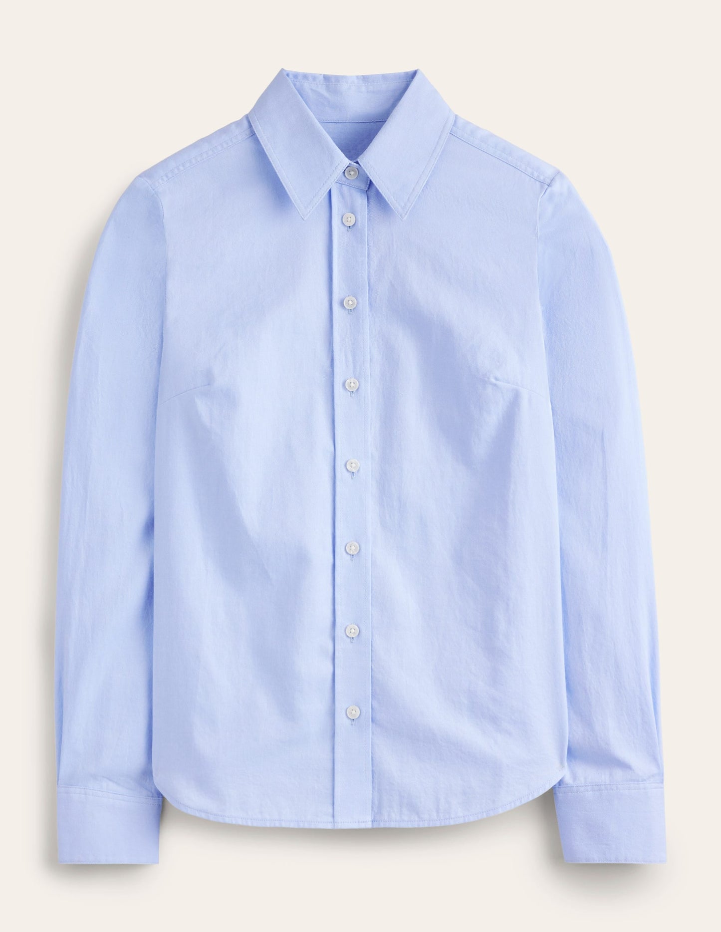 Men's Blue Oxford Cotton Shirt - Classic Fit Casual Wear