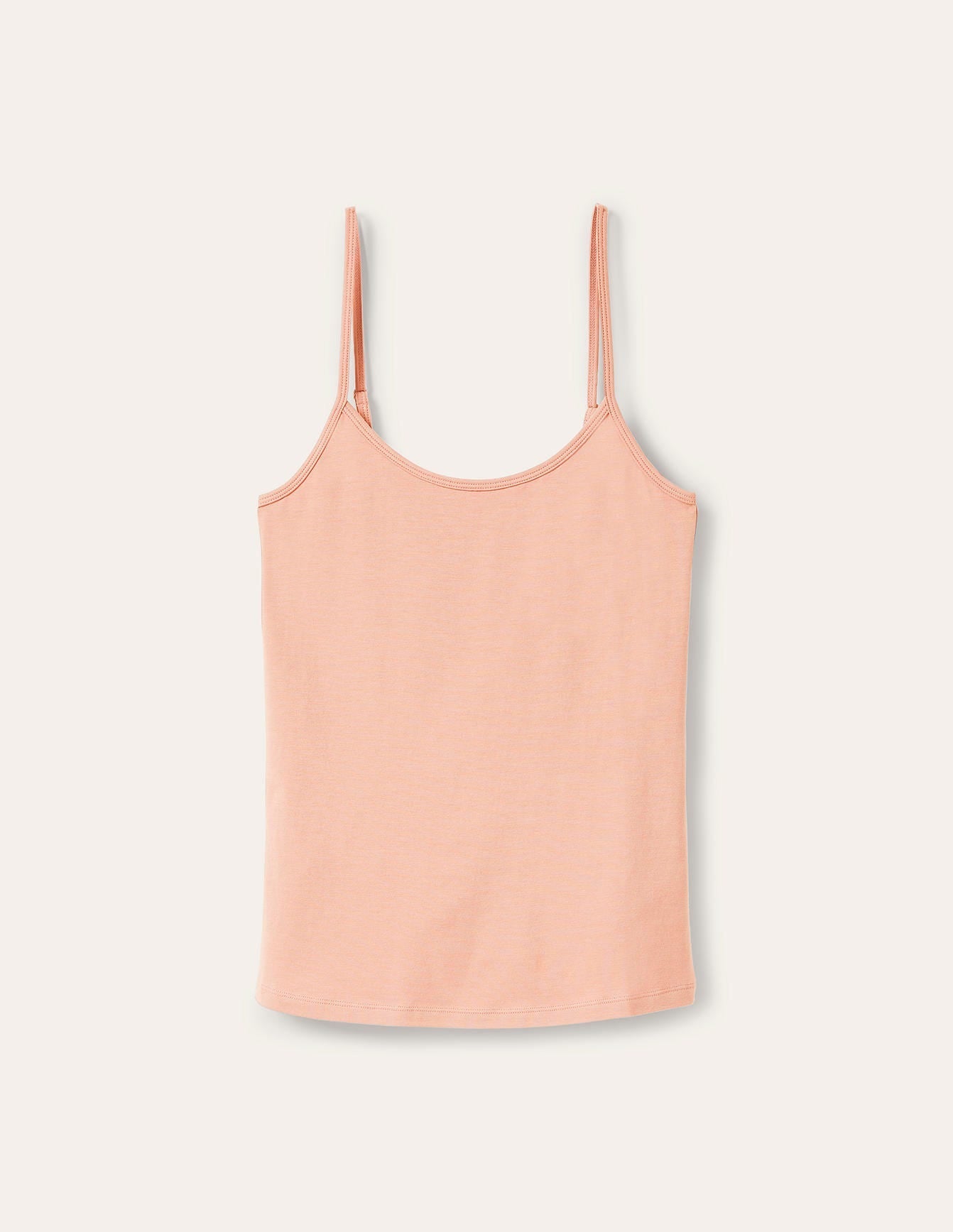 Light Beige Plain Cami Top for Women - Versatile Sleeveless Tank