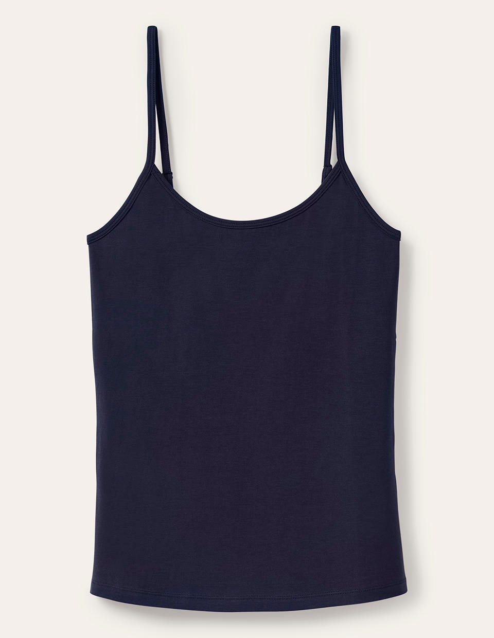 Navy Blue Plain Cami Top for Women - Versatile Sleeveless Tank