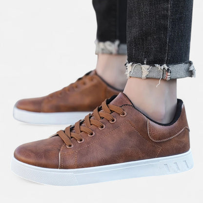 Men's Stylish Business Casual Lace-Up Sneakers | Comfortable Everyday Footwear