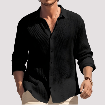 Ollie - Comfortable Button-Up Shirt for Men
