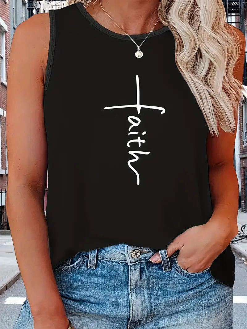 Harriet - Ladies' Crew Neck Tank Top