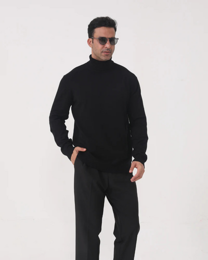 Bernese Peak Wool Turtleneck