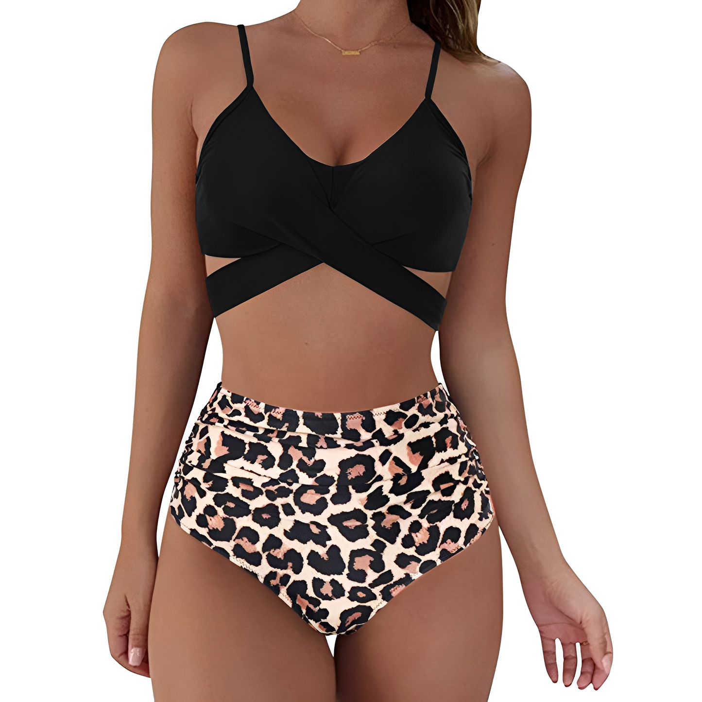 Rosie - Elegant High-Waisted Bikini for Women