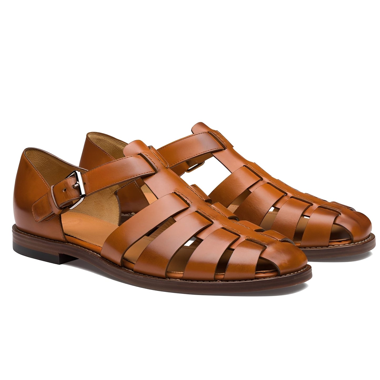 Willard - Stylish Sandals with Sewn Buckle for Men