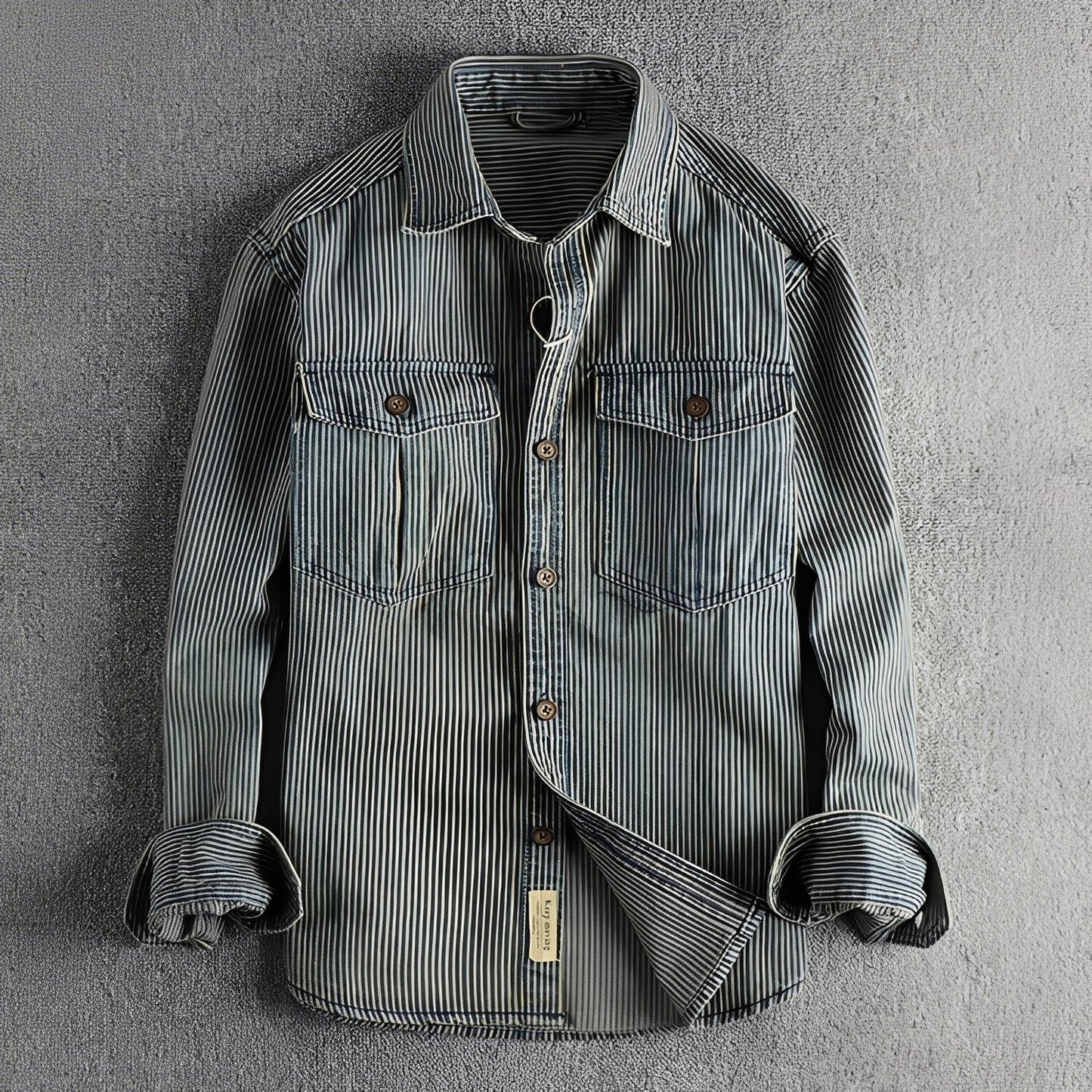 Justin - Classic Denim Shirt for Men
