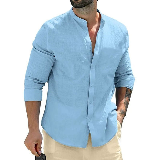 Dominic - Casual Long Sleeve Shirt for Men