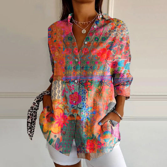 Oleta | Ladies Floral Print Blouse