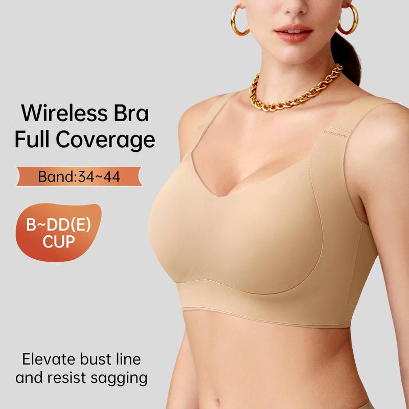 Seamless Wireless Push-Up Bra for Maximum Comfort and Supportive Fit