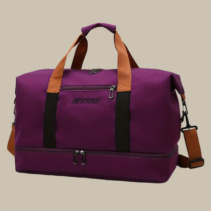 Spacious Men's Stylish Duffel Bag for Travel and Gym Use