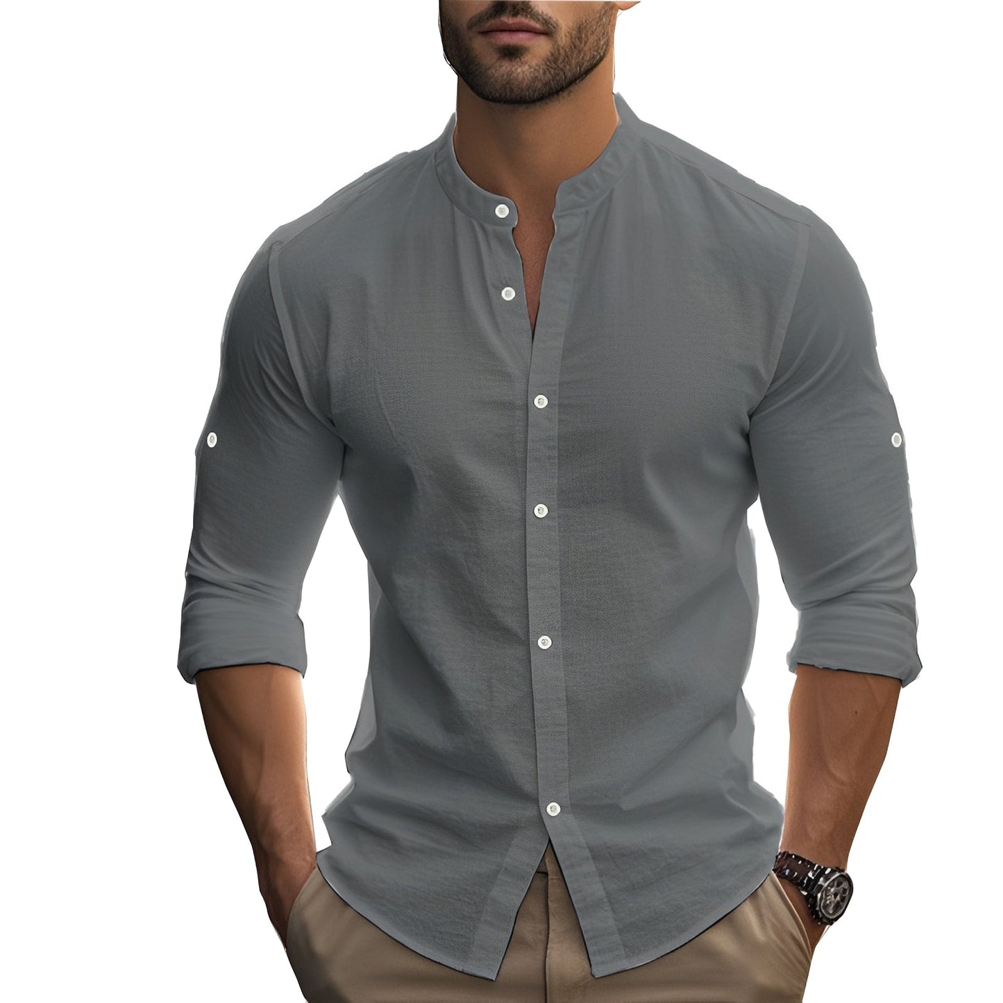 Timothy - Long Sleeve Slim Fit Shirt for Men