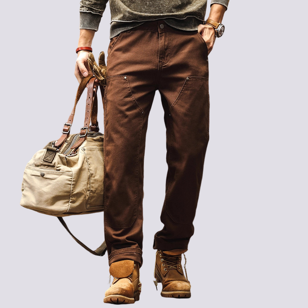Felix - Classic and Robust Straight-Leg Trousers for Men