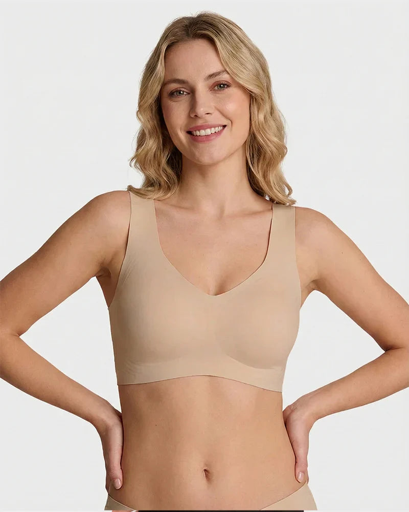 Wire-Free Antibacterial Jelly Bra for Enhanced Lift and Comfort