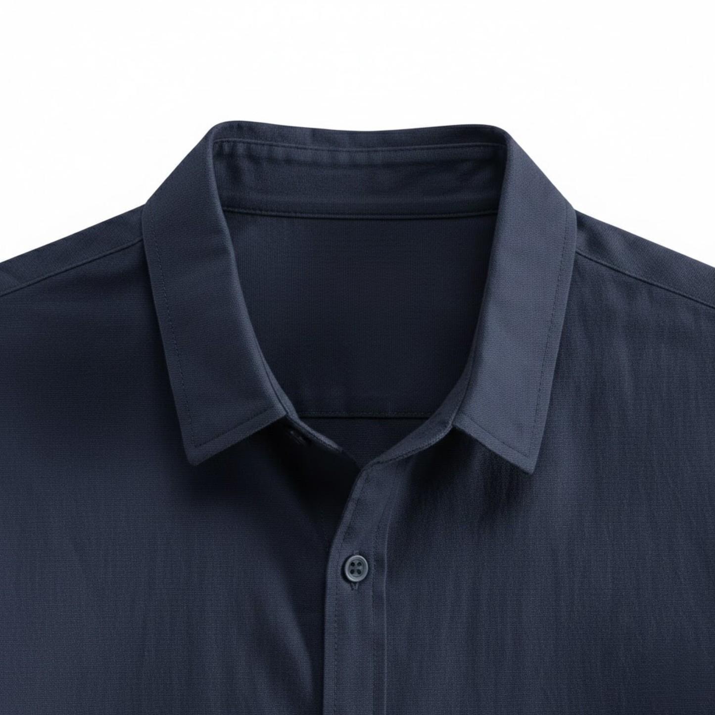 Men's Casual Short Sleeve Linen Shirt with Square Collar - Loose Fit Summer Top