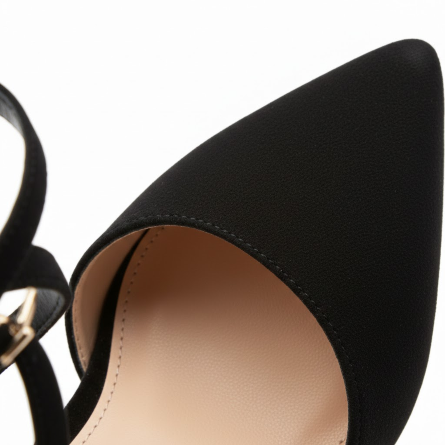 Elegant Women's High Heel Pumps with Pointed Toe, Back Bowknot, and Cross Ankle Straps