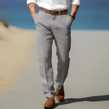 Chic Casual Men's Ankle Trousers - Modern and Comfortable Style