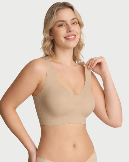 Wire-Free Antibacterial Jelly Bra for Enhanced Lift and Comfort