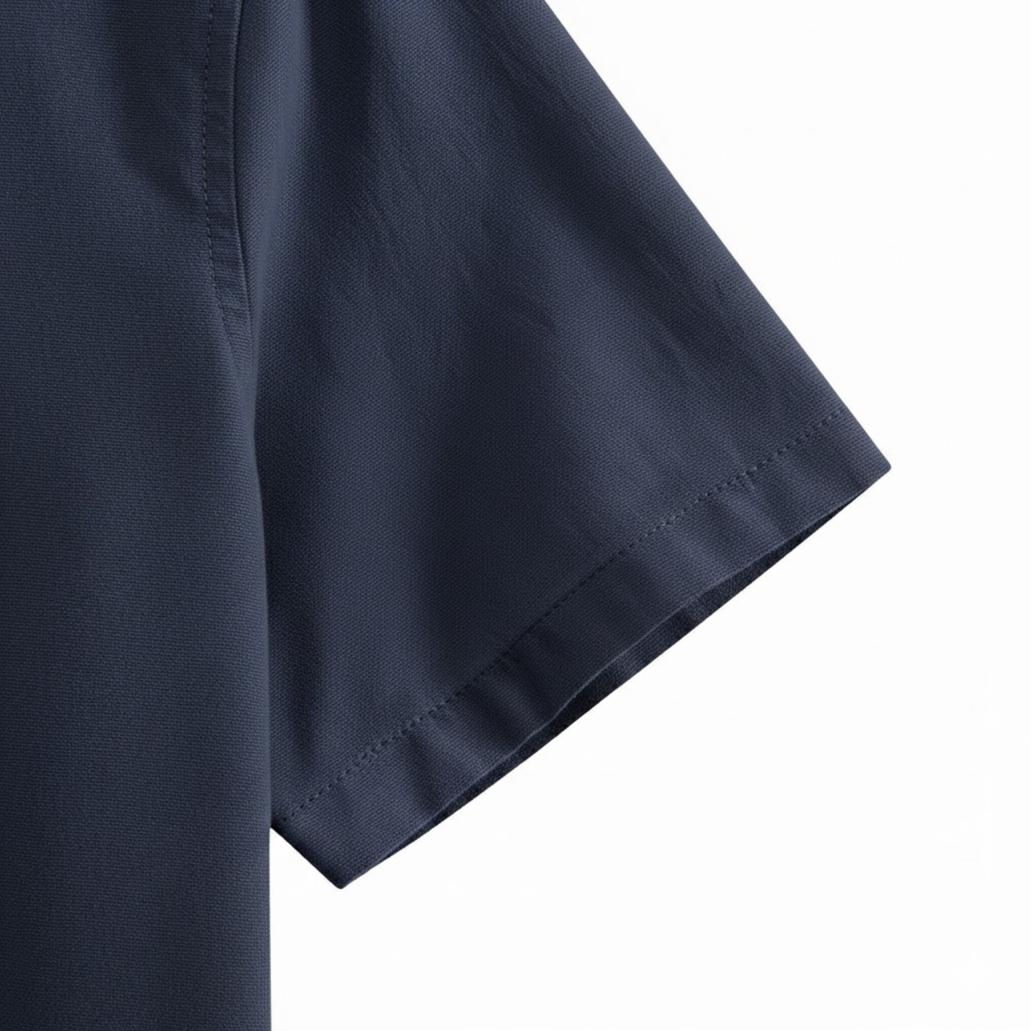 Men's Casual Short Sleeve Linen Shirt with Square Collar - Loose Fit Summer Top