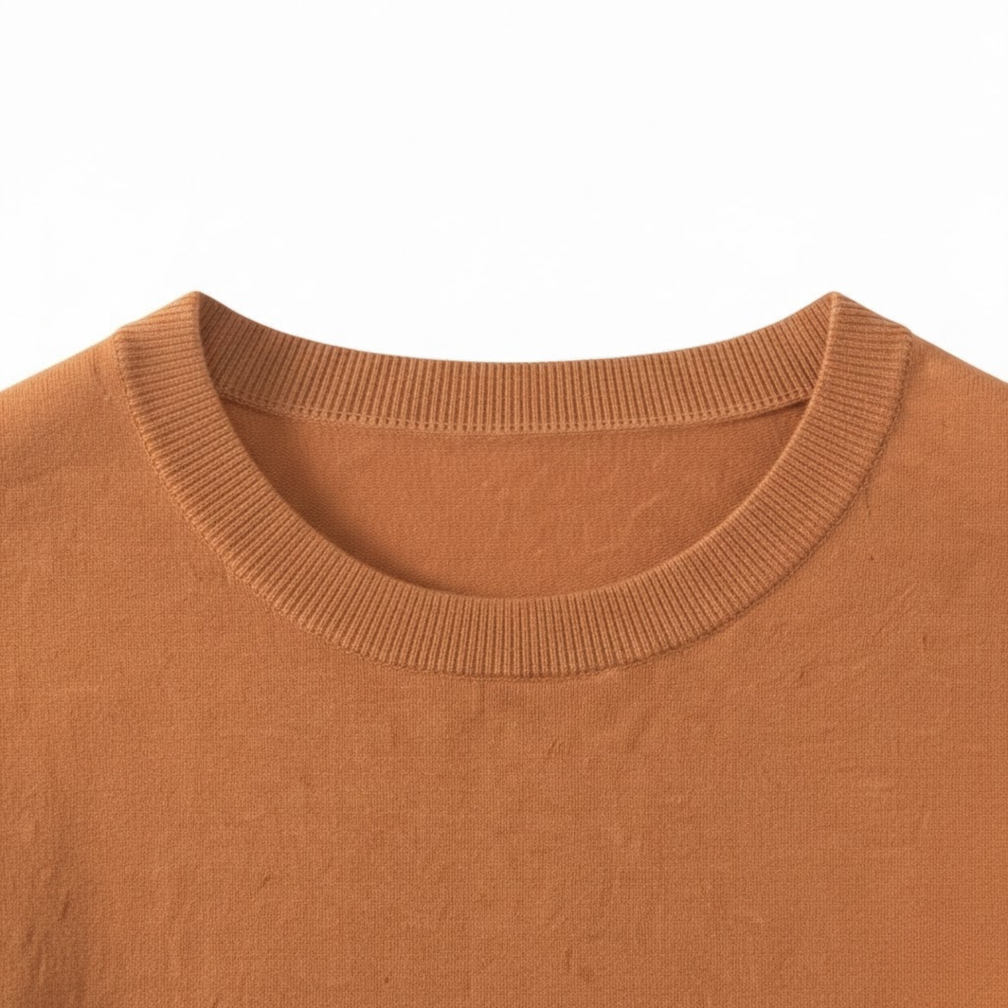 Men's Short Sleeve Crew Neck Merino Wool Blend T-Shirt - Breathable Knit Tee for Comfort