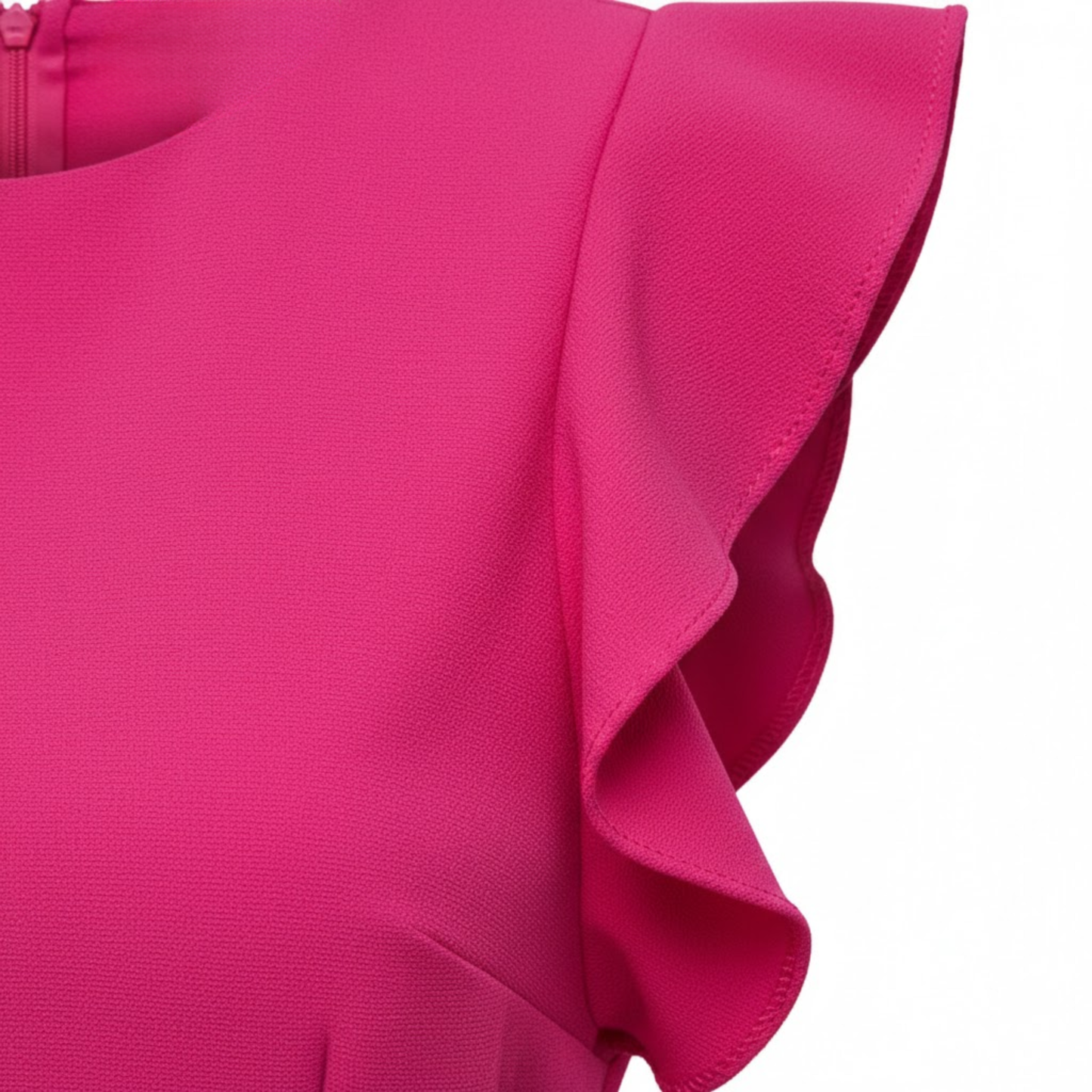 Women's High Waist Ankle-Length Jumpsuit with Flutter Sleeves and Sash - Wide Leg Romper