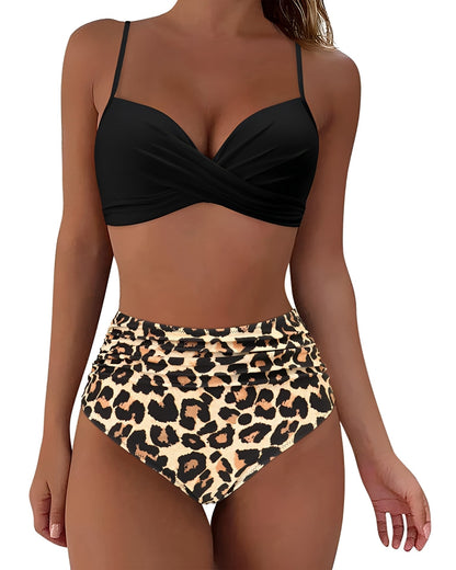 Jesse - Elegant High-Waisted Bikini Set for Women
