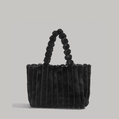 Eric | Plush Faux Fur Shoulder Bag