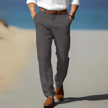 Chic Casual Men's Ankle Trousers - Modern and Comfortable Style