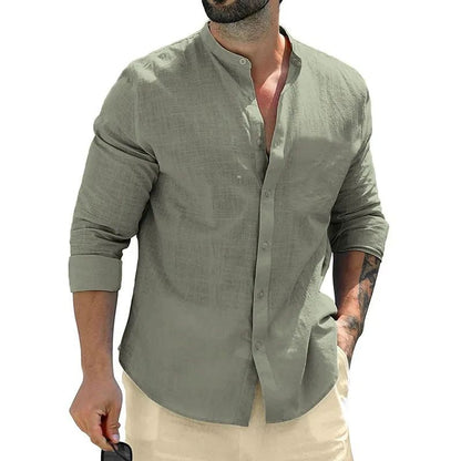 Dominic - Casual Long Sleeve Shirt for Men