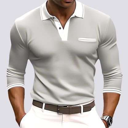 Hamish - Elegant Long-Sleeve Shirt for Men