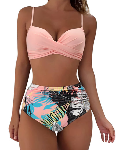 Jesse - Elegant High-Waisted Bikini Set for Women