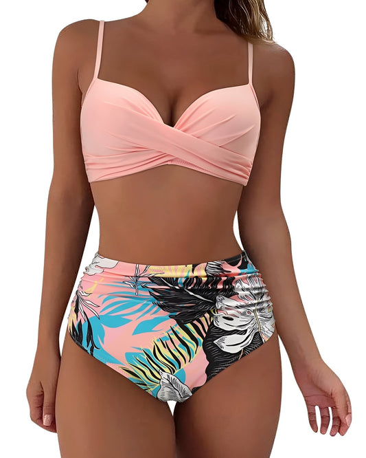 Jesse - Elegant High-Waisted Bikini Set for Women