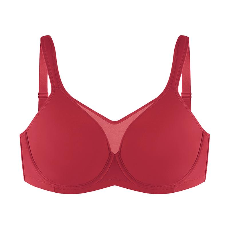 Comfortable Plus Size Full Coverage Cooling Minimizer Bra for Enhanced Support
