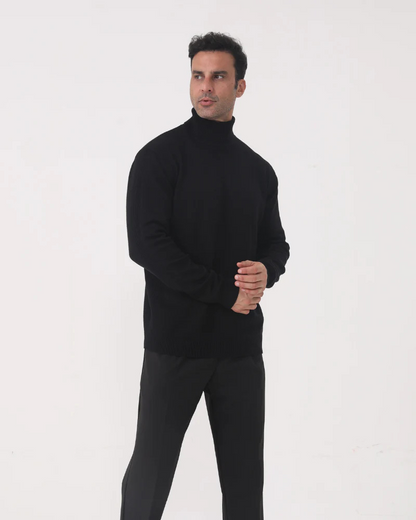 Bernese Peak Wool Turtleneck