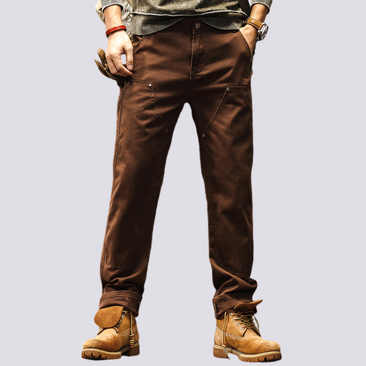 Felix - Classic and Robust Straight-Leg Trousers for Men