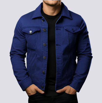 Casual Denim Jacket for Men - Modern and Comfortable Style