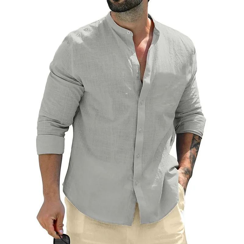 Dominic - Casual Long Sleeve Shirt for Men