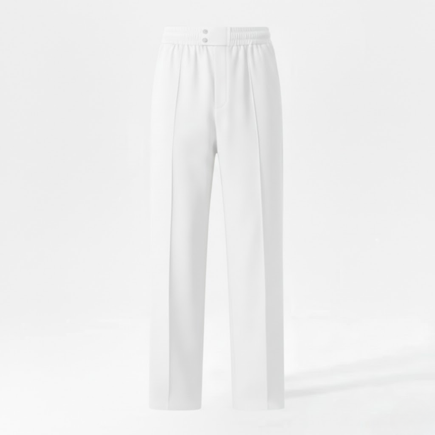 Men's Loose Fit Silk Casual Pants - Drapey Straight Leg Solid Color Trousers