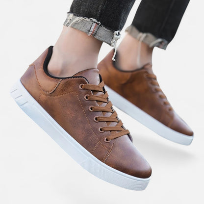 Men's Stylish Business Casual Lace-Up Sneakers | Comfortable Everyday Footwear
