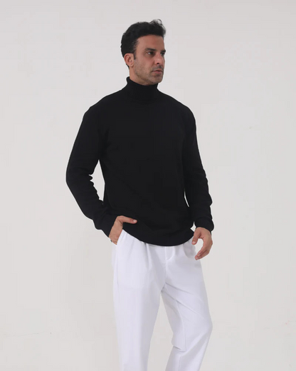Bernese Peak Wool Turtleneck