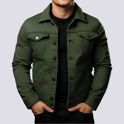 Casual Denim Jacket for Men - Modern and Comfortable Style