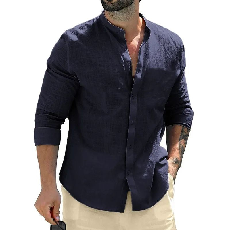 Dominic - Casual Long Sleeve Shirt for Men