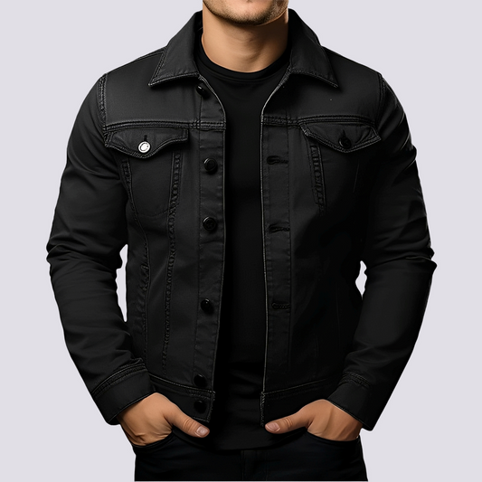 Casual Denim Jacket for Men - Modern and Comfortable Style
