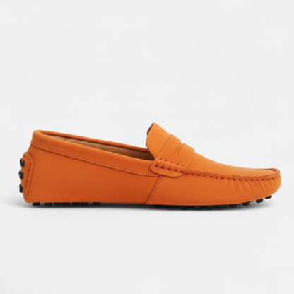 Men's Genuine Suede Leather Loafers Slip-On Driving Shoes Flat Moccasins